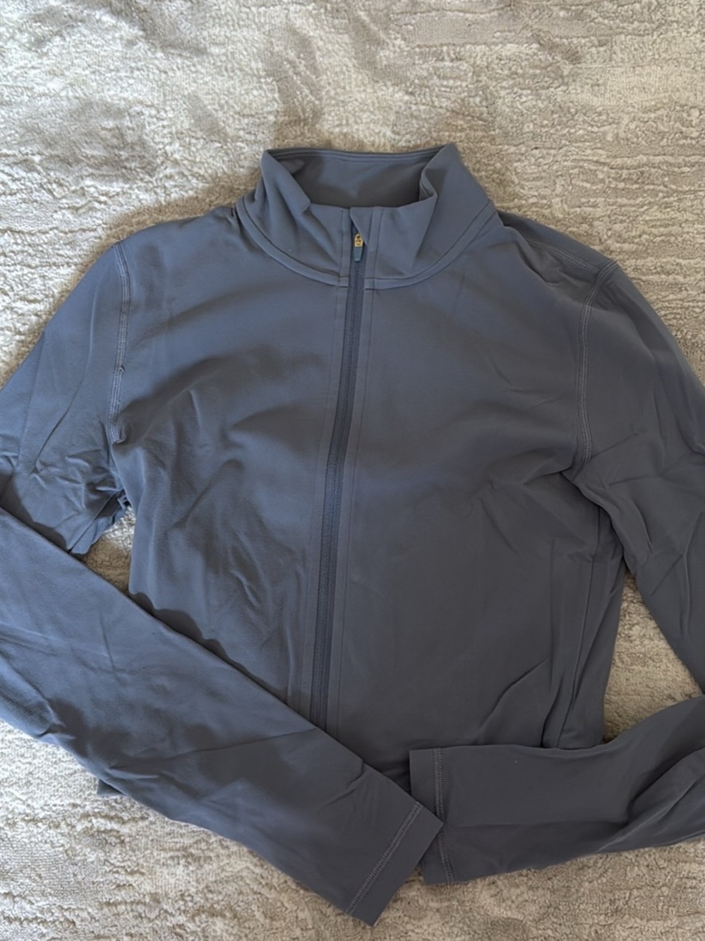 Aritzia Women's Zip-Front Utility Jacket in Slate Blue